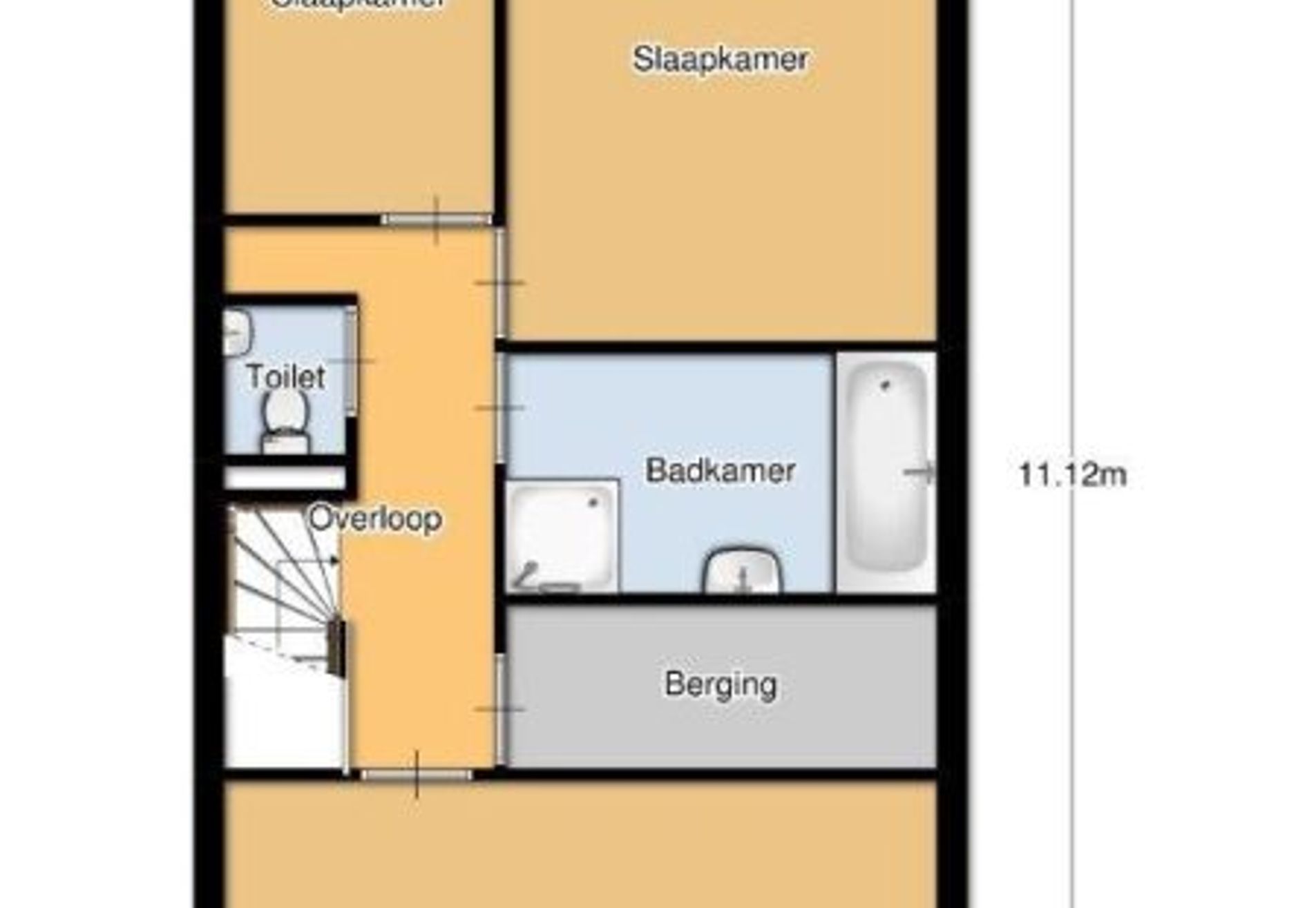 Rijtjeshuis in Almere, ter inwoning